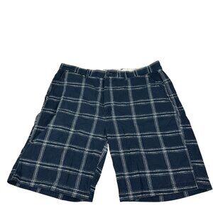 St. Johns Bay Plaid Mens Shorts Size 38 Cotton